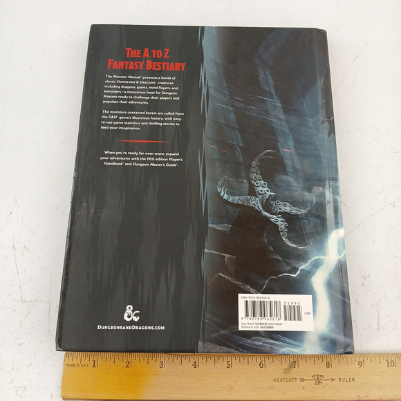 Dungeons & Dragons Monster Manual 5th Edition Hardcover D&D Rulebook WOTC - Picture 4 of 16